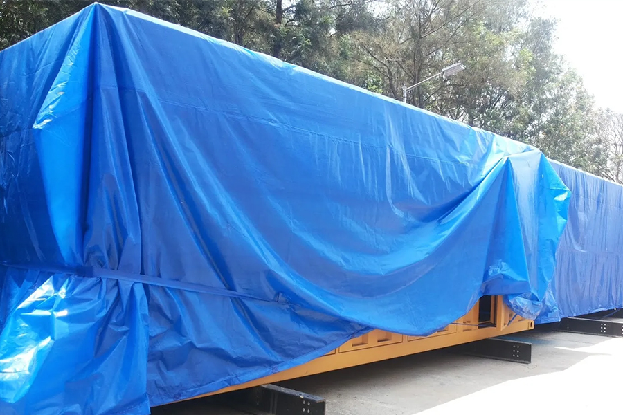 Tarpaulin contenitore